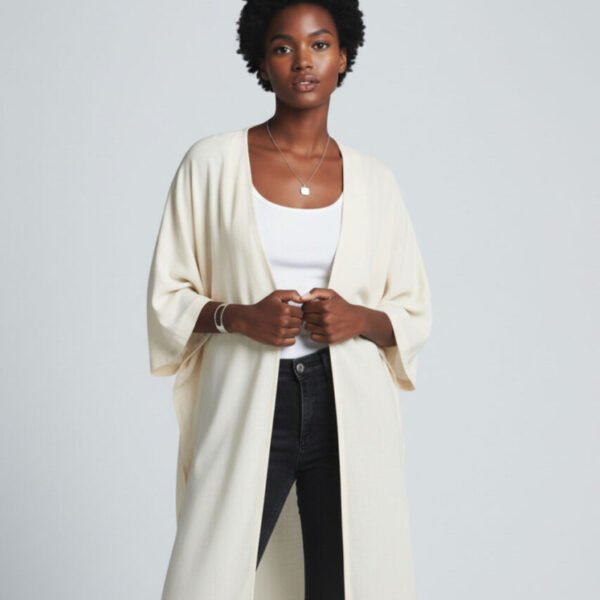 Long Nitted Poncho