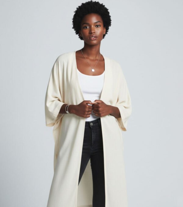 Long Nitted Poncho