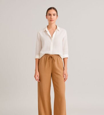 Cotton Mid-length Shirt